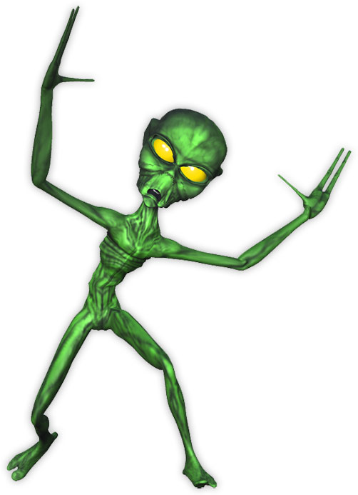 Animated Aliens Dancing - Alien Clipart