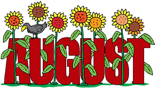 Free August Animations Clipart Happy August