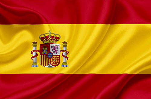 Spain Flag wavy