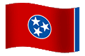 Tennessee animated flag