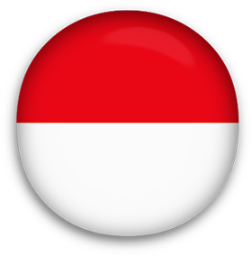 Indonesia Flag button
