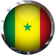 Senegal Flag button