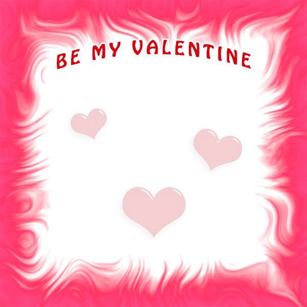 be my valentine border