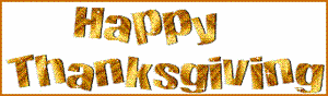 Happy Thanksgiving sign animation