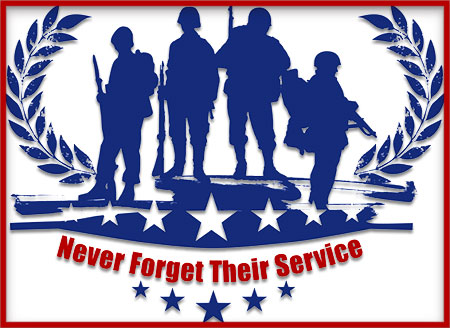 Never Forget Their Service