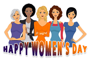 animated Happy Women's Day