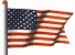 Animated American Flag white background