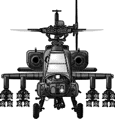 Apache - Helicopter clipart