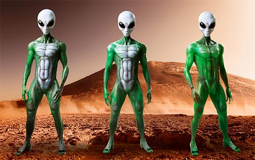 three aliens