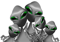 space alien family