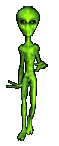 alien walking toward you