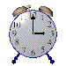 animated alarm clock