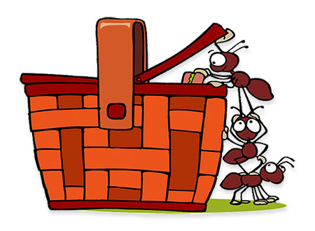 hard working ant clipart for kids