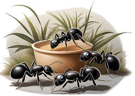 black ants