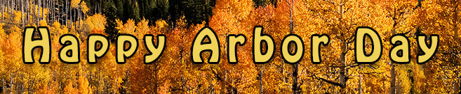 Arbor Day banner
