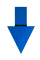 blue arrow animated down