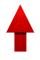 animated arrow up red