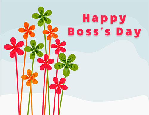 Happy Boss's Day flowers