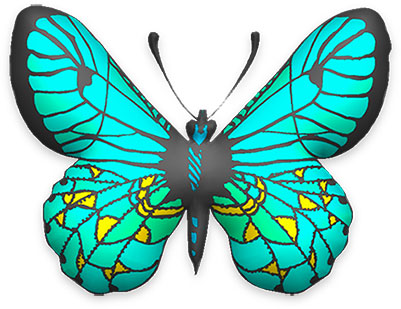 animated butterfly clipart