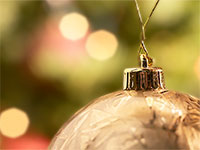 Christmas ornament background