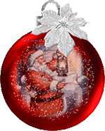 Santa ornament animation