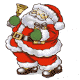 Santa ringing bell