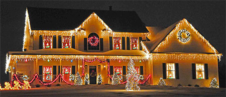 Christmas house image