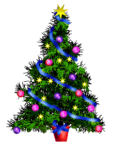 Christmas tree animated