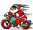 Santa motorcycle