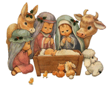 Clipart Christmas - Nativity Scenes - Gift Giving