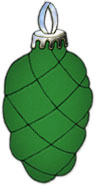 Pine Cone Christmas Ornament