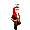 Santa dancing