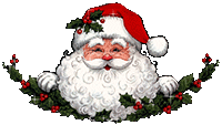 Jolly Santa with animation