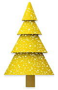 yellow Christmas Tree animation