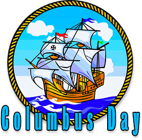 Columbus Day and ship