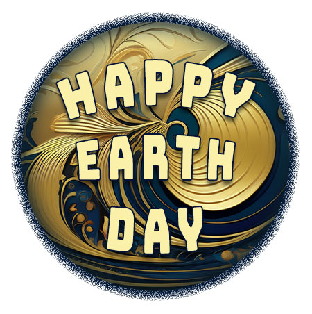 round image Earth Day