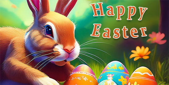 Happy Easter bunny