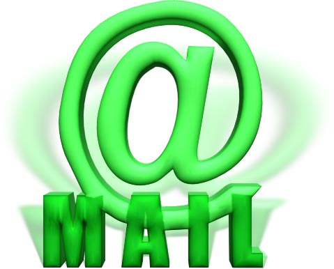at mail in green 3d