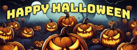Happy Halloween jack-o'-lanterns