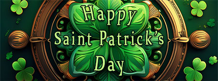 clover Happy Saint Patrick's Day