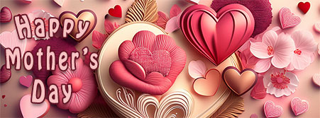 Happy Mother's Day hearts