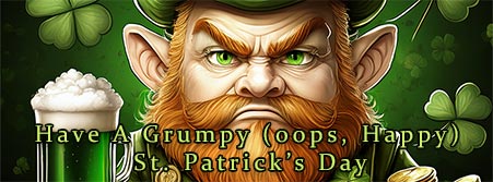 grumpy leprechaun