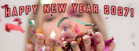 woman confetti