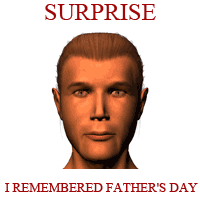 I remembered Father's Day animated