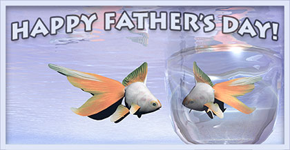 Happy Father's Day fish