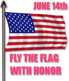 fly The Flag with honor