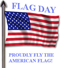 flying american flag clip art