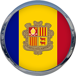 Andorra flag button