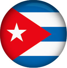 Cuban Flag button