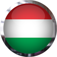 Hungary Flag button
